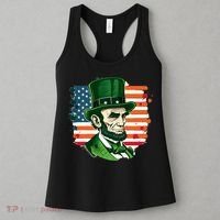 USA Abraham Lincoln St Patricks Day Women's Tank Top thumb 3