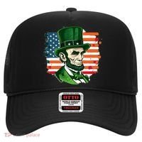 USA Abraham Lincoln St Patricks Day Hat thumb 0