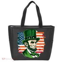 USA Abraham Lincoln St Patricks Day Tote Bag thumb 0