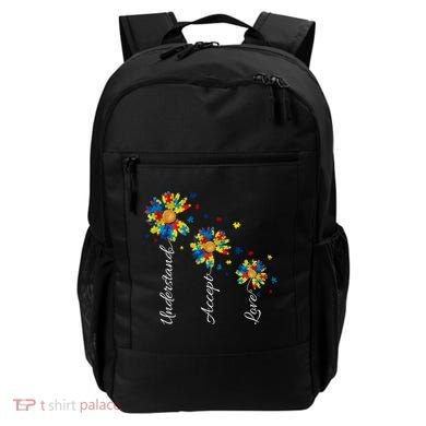 Understand Accept Love Autism Sunflower Backpack