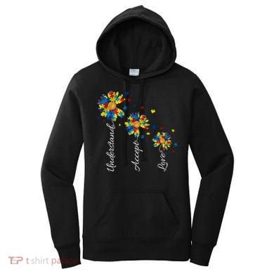 Understand Accept Love Autism Sunflower Women's Hoodie