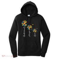 Understand Accept Love Autism Sunflower Women's Hoodie thumb 0