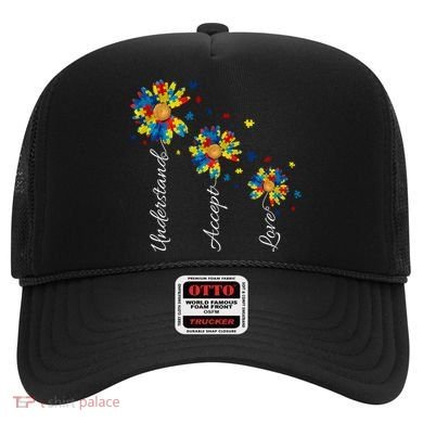 Understand Accept Love Autism Sunflower Hat