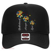 Understand Accept Love Autism Sunflower Hat thumb 0