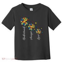 Understand Accept Love Autism Sunflower Toddler T-Shirt thumb 0