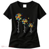 Understand Accept Love Autism Sunflower Women's T-Shirt thumb 0
