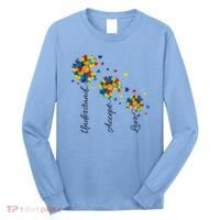 Understand Accept Love Autism Sunflower Long Sleeve Shirt thumb 0