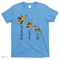 Understand Accept Love Autism Sunflower T-Shirt thumb 0