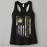 USS Abraham Lincoln CVN 72 Aircraft Carrier Veteran Flag Women's Tank Top thumb 3