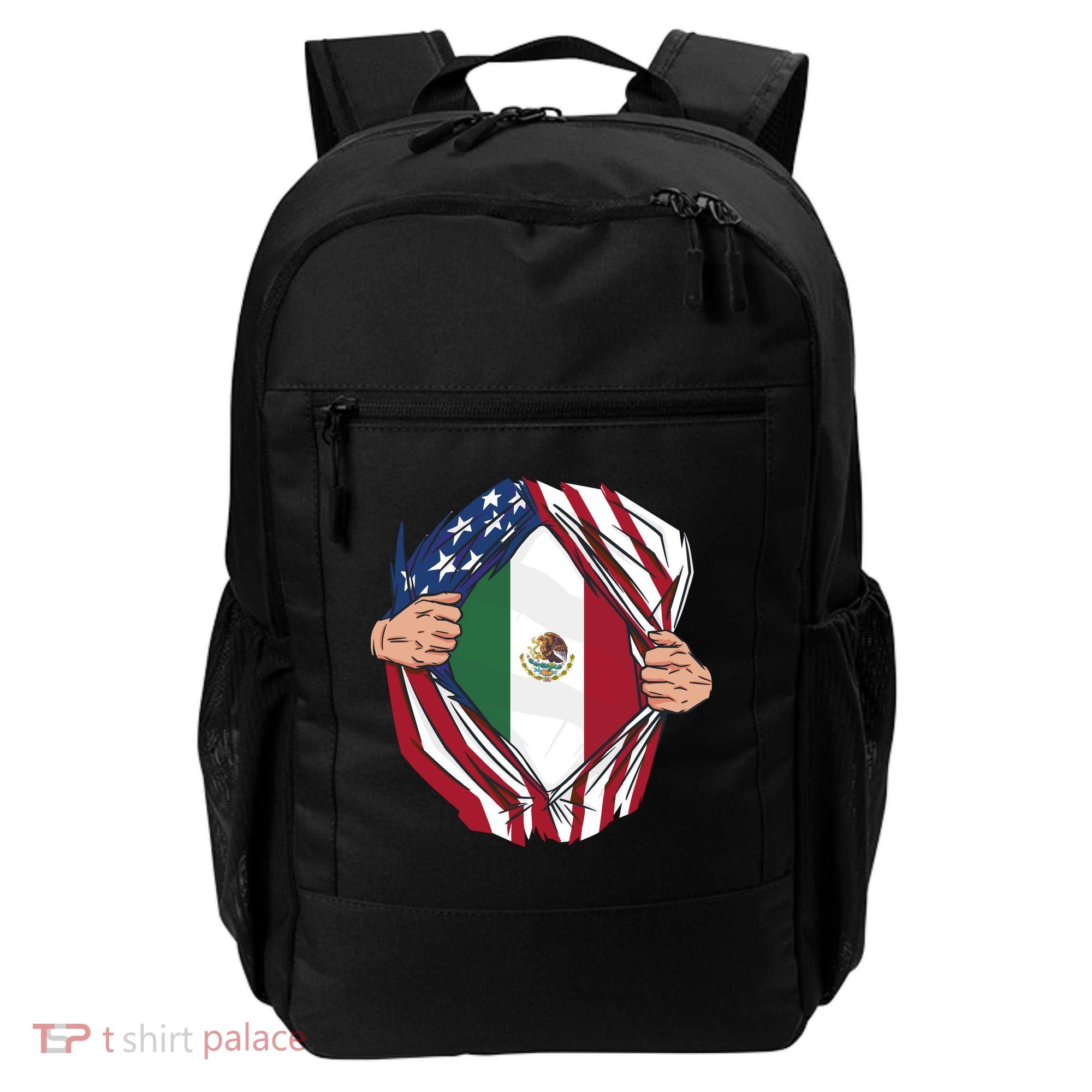 USA And Mexico Flag Backpack