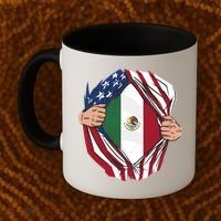 USA And Mexico Flag Coffee Mug thumb 2
