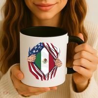 USA And Mexico Flag Coffee Mug thumb 3
