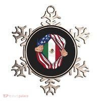 USA And Mexico Flag Ornament thumb 0