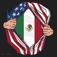 USA And Mexico Flag Hat thumb 2