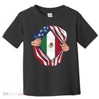 USA And Mexico Flag Toddler T-Shirt thumb 0
