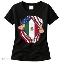 USA And Mexico Flag Women's T-Shirt thumb 0
