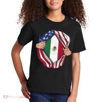 USA And Mexico Flag Kids T-Shirt thumb 2