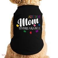 Unbreakable Autism Mom Doggie Tank thumb 0