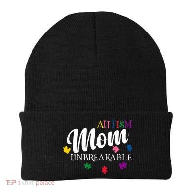 Unbreakable Autism Mom Beanie