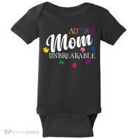 Unbreakable Autism Mom Baby Bodysuit thumb 0