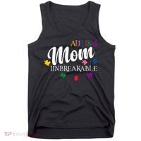 Unbreakable Autism Mom Tank Top thumb 0