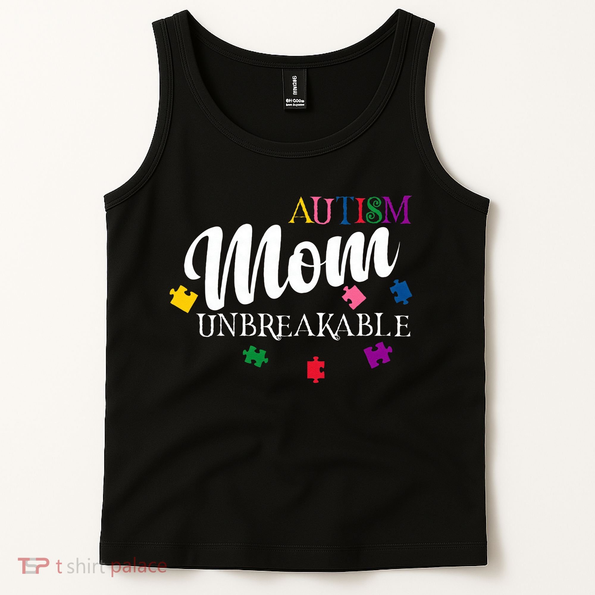 Unbreakable Autism Mom Tank Top