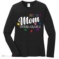 Unbreakable Autism Mom Women's Long Sleeve Shirt thumb 0