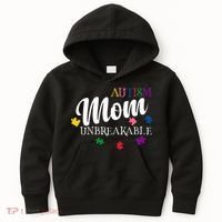 Unbreakable Autism Mom Kids Hoodie thumb 0