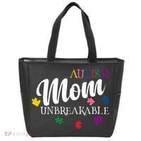 Unbreakable Autism Mom Tote Bag thumb 0