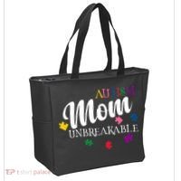 Unbreakable Autism Mom Tote Bag thumb 2