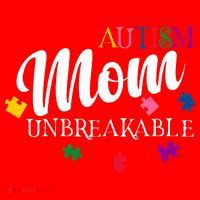 Unbreakable Autism Mom Santa Hat thumb 1