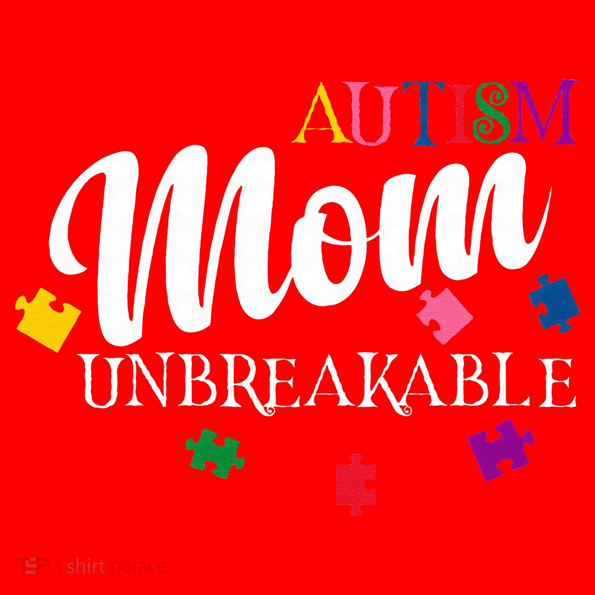 Unbreakable Autism Mom Santa Hat