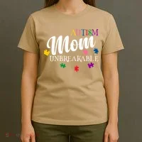 Unbreakable Autism Mom T-Shirt thumb 4