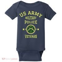 US Army Military Police Veteran Police Baby Bodysuit thumb 0