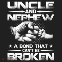 Uncle And Nephew A Bond That Can't Be Broken Family Beanie thumb 2