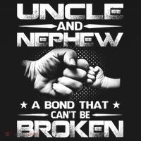 Uncle And Nephew A Bond That Can't Be Broken Family Baby Bodysuit thumb 2