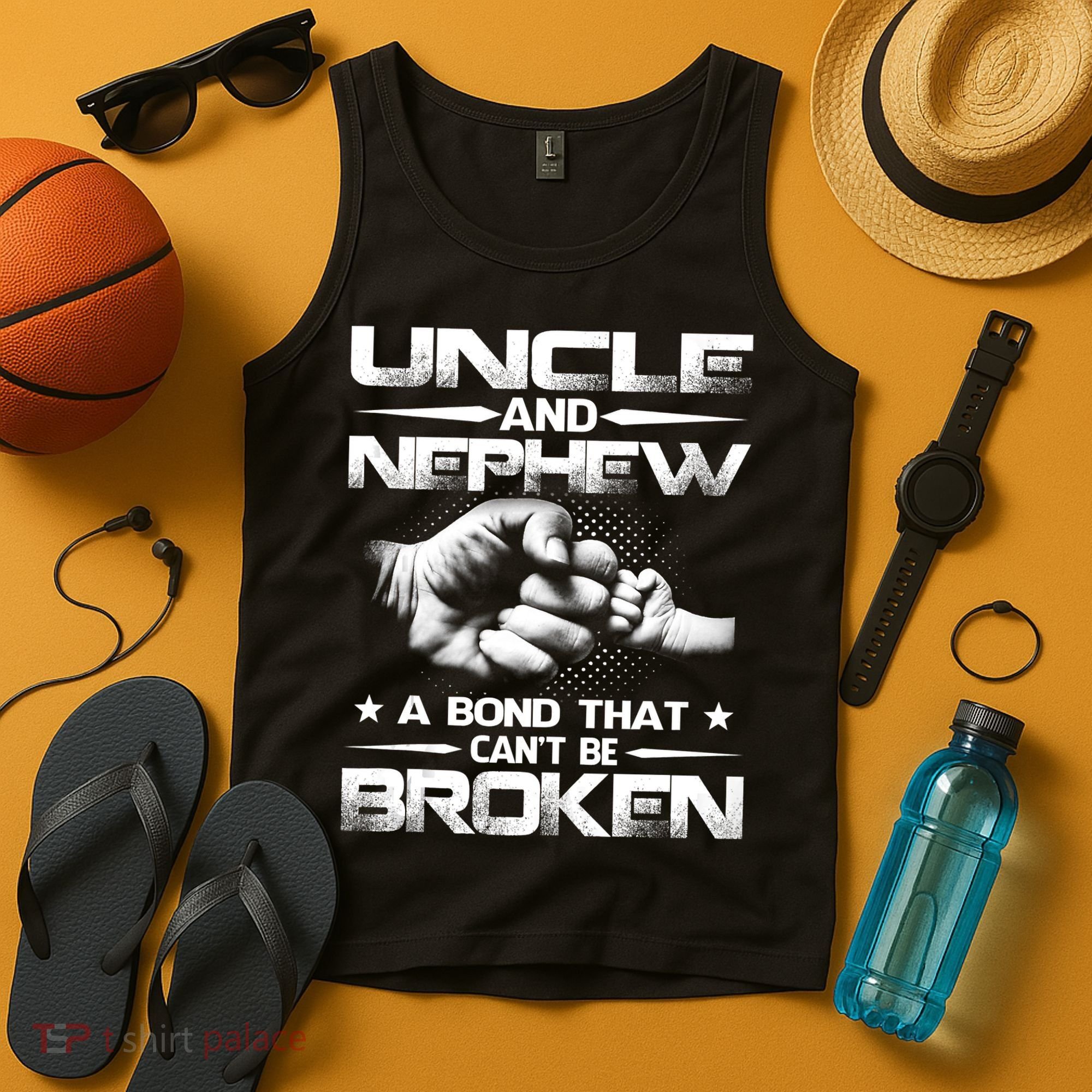 Uncle And Nephew A Bond That Can't Be Broken Family Tank Top