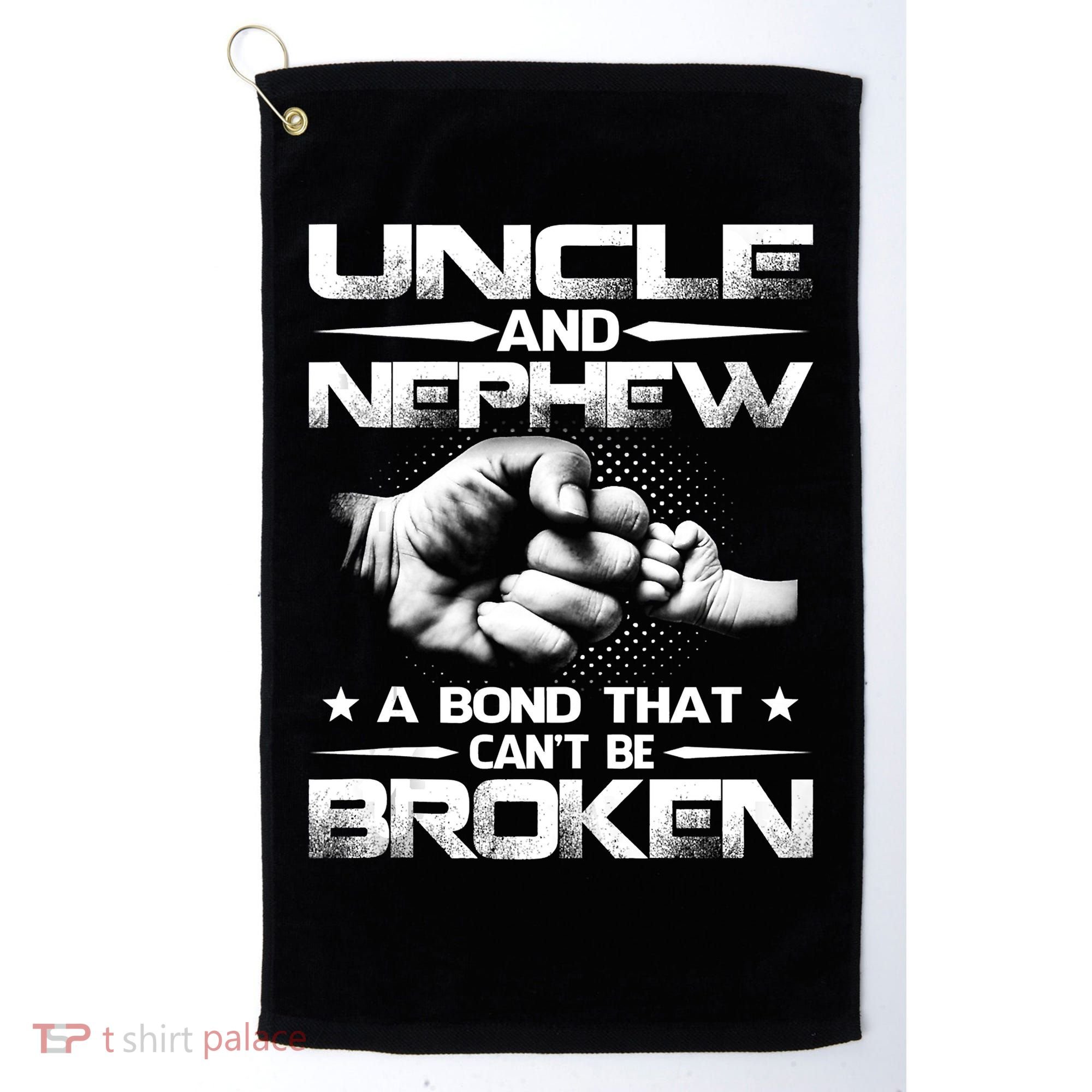 Uncle And Nephew A Bond That Can't Be Broken Family Golf Towel
