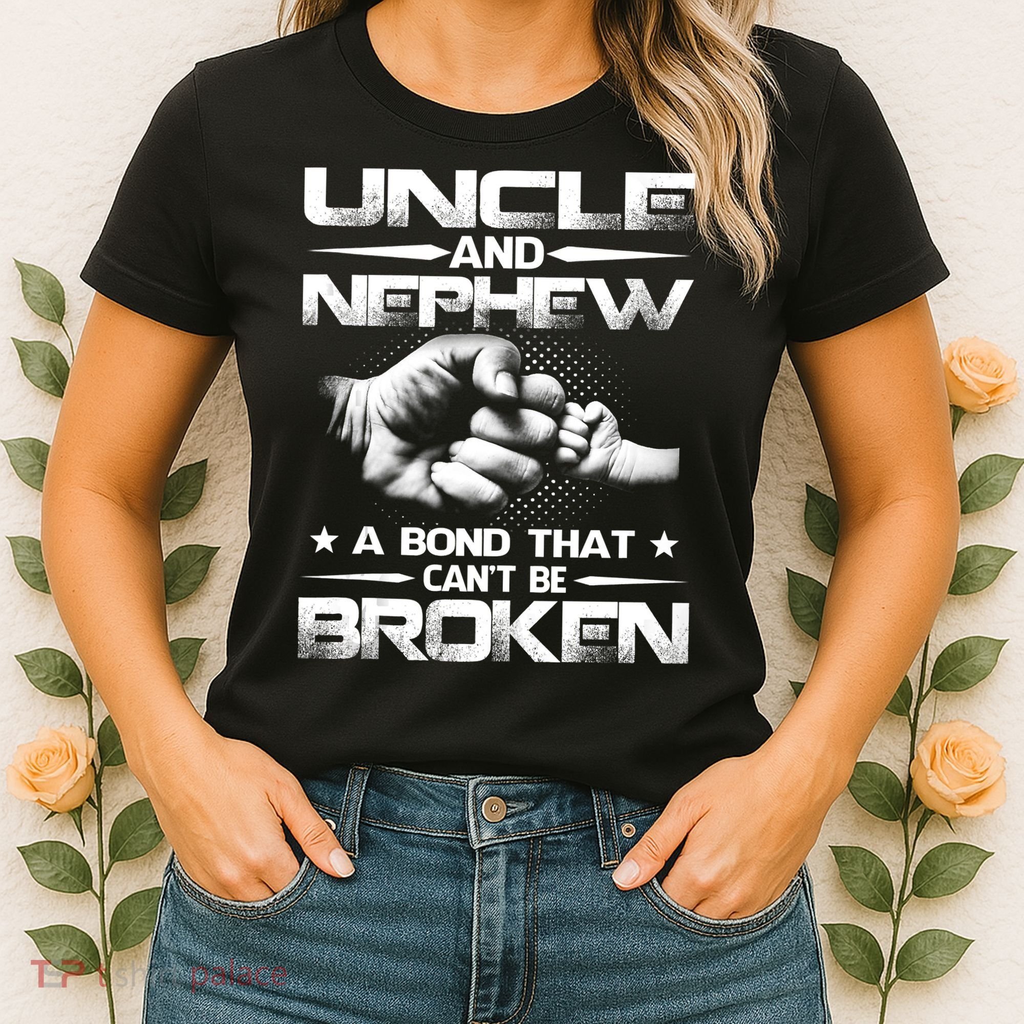 Uncle And Nephew A Bond That Can't Be Broken Family Women's T-Shirt