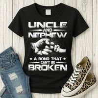 Uncle And Nephew A Bond That Can't Be Broken Family Women's T-Shirt thumb 3