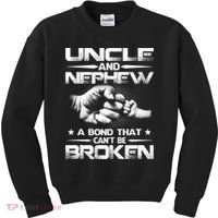 Uncle And Nephew A Bond That Can't Be Broken Family Kids Sweatshirt thumb 0