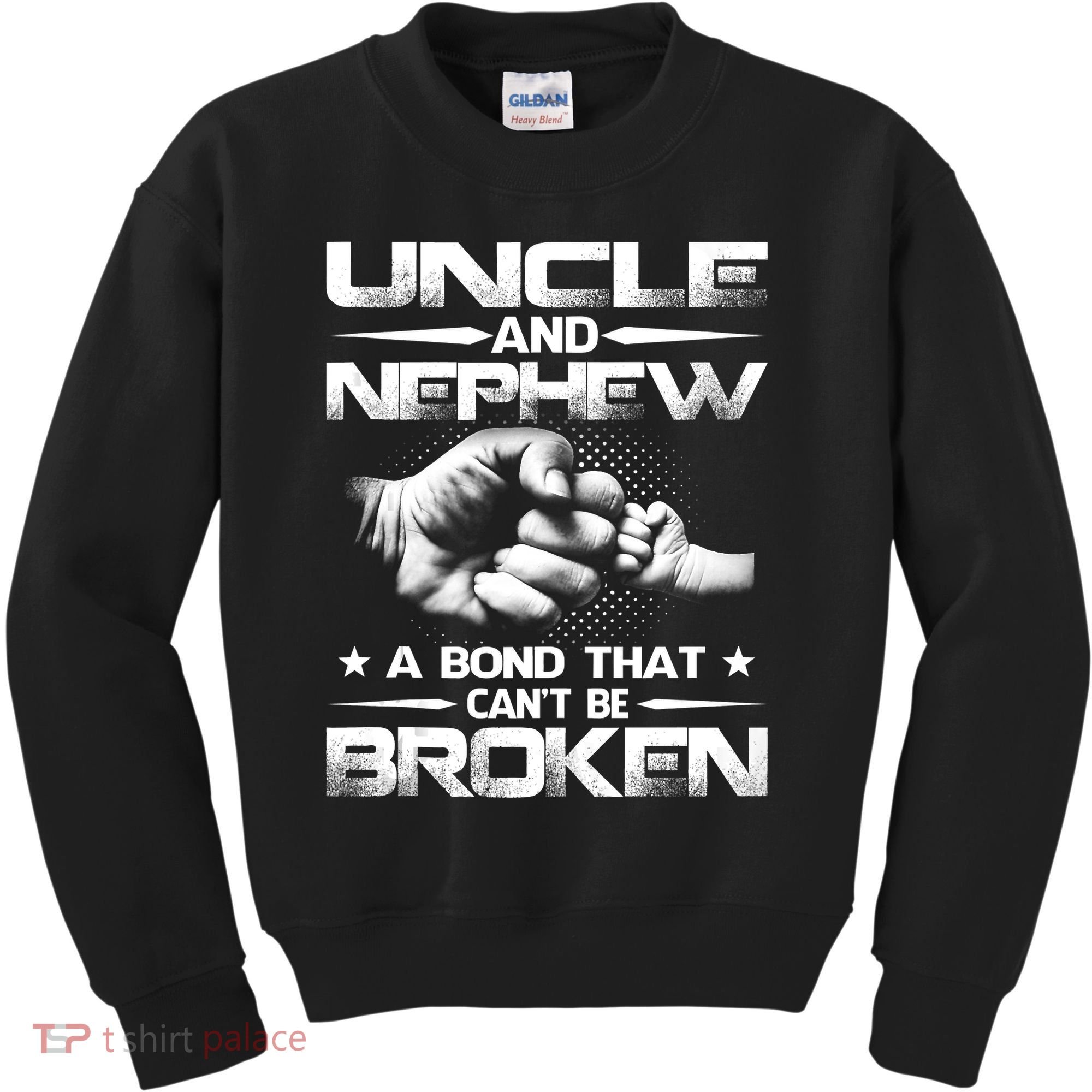 Uncle And Nephew A Bond That Can't Be Broken Family Kids Sweatshirt