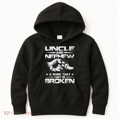 Uncle And Nephew A Bond That Can't Be Broken Family Kids Hoodie