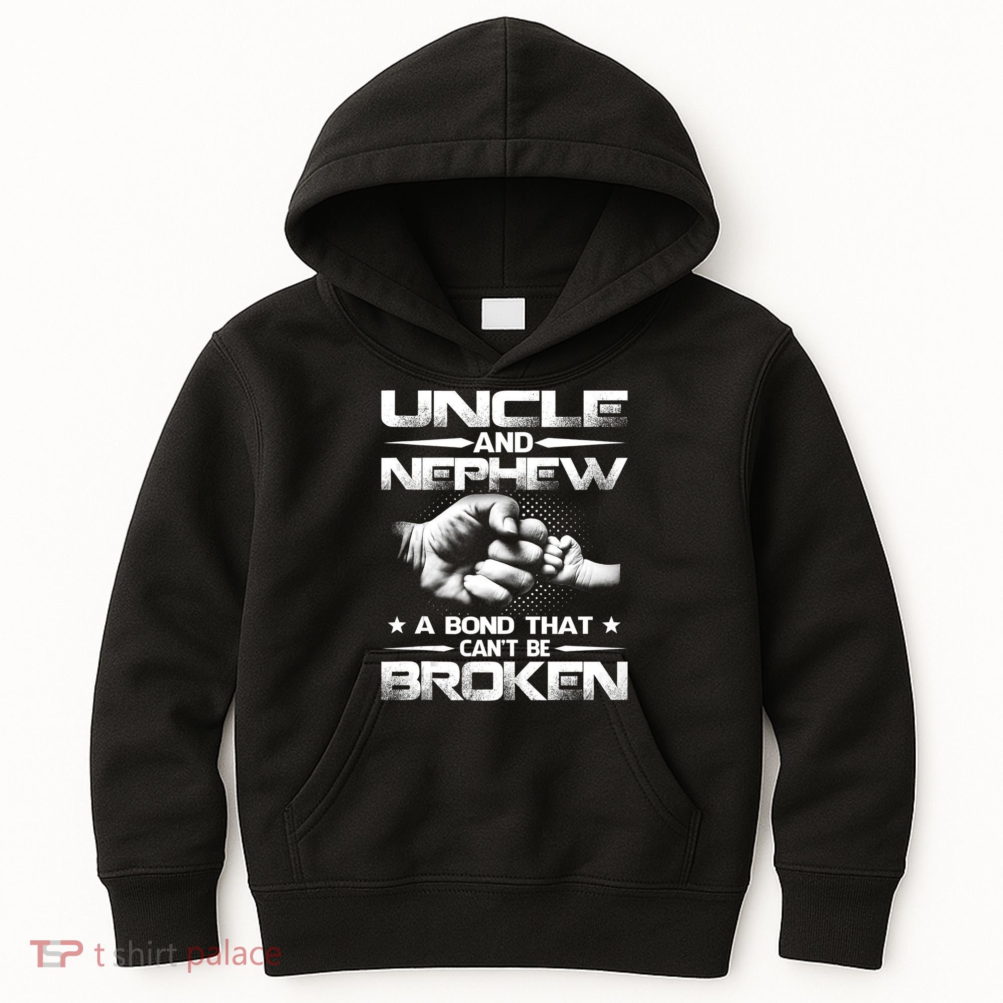 Uncle And Nephew A Bond That Can't Be Broken Family Kids Hoodie