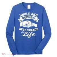 Uncle And Nephew Best Friends For Life Gift Long Sleeve Shirt thumb 0