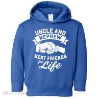 Uncle And Nephew Best Friends For Life Gift Toddler Hoodie thumb 0