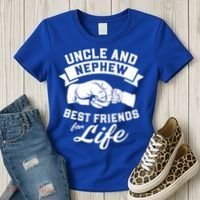 Uncle And Nephew Best Friends For Life Gift Women's T-Shirt thumb 3