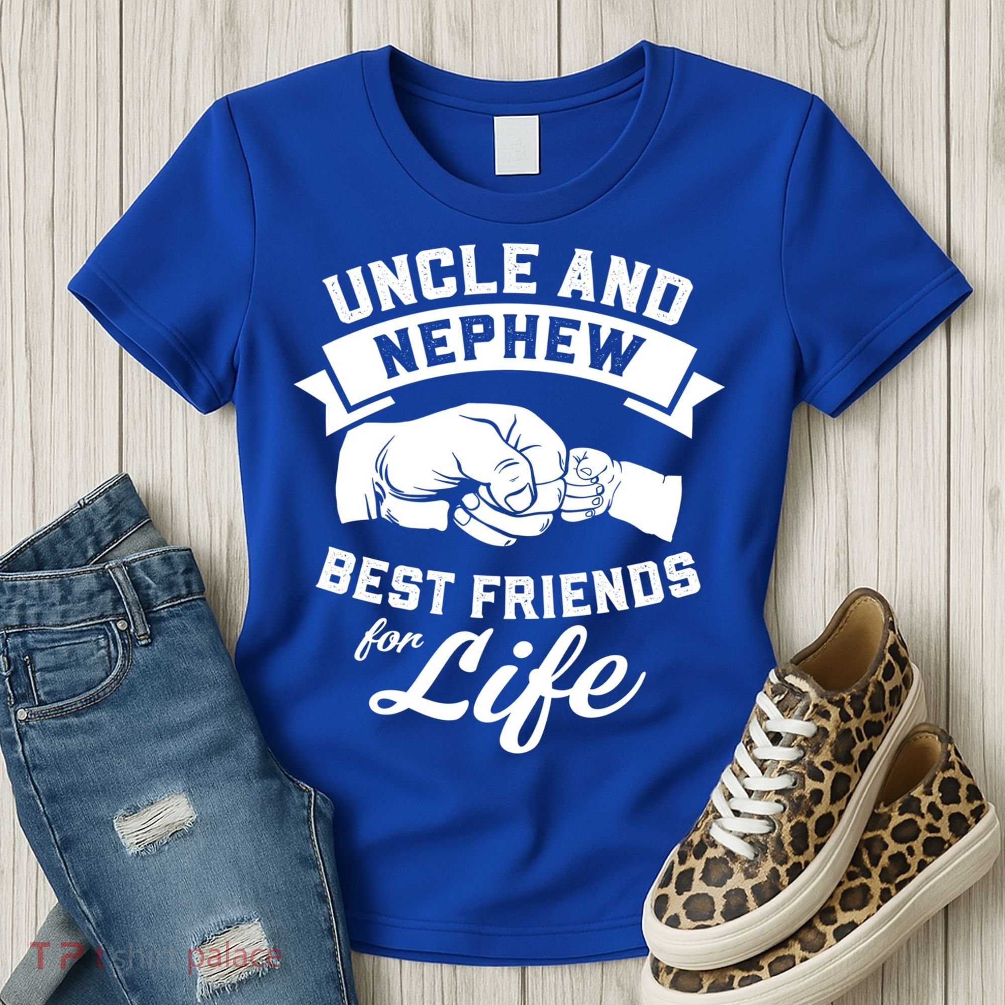 Uncle And Nephew Best Friends For Life Gift Women's T-Shirt