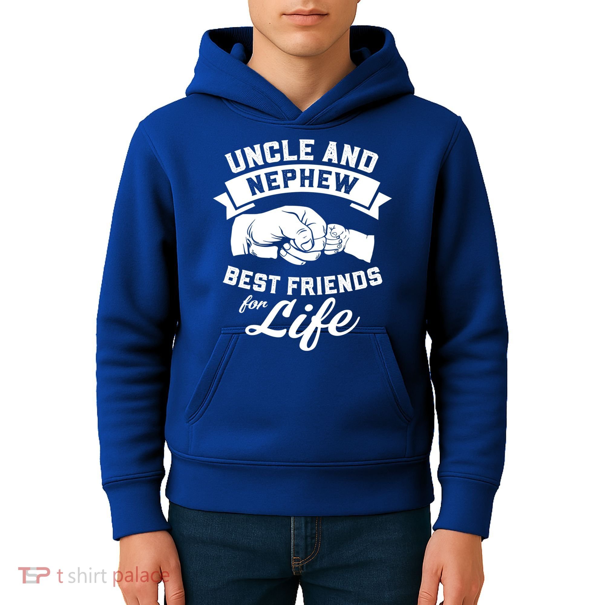 Uncle And Nephew Best Friends For Life Gift Kids Hoodie