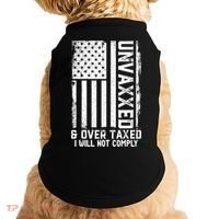 Unvaxxed And Overtaxed Doggie Tank thumb 0